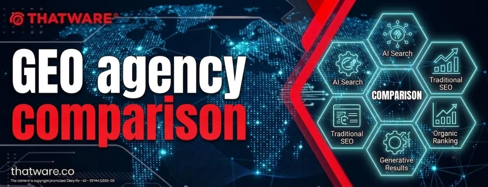 GEO agency comparison