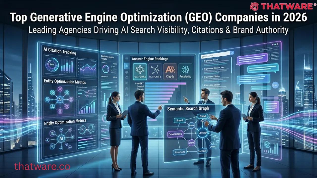 Top Generative Engine Optimization Companies: Finding the Best GEO Agency for AI Search Success